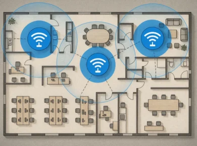 Бесшовный Wi-Fi в офисе