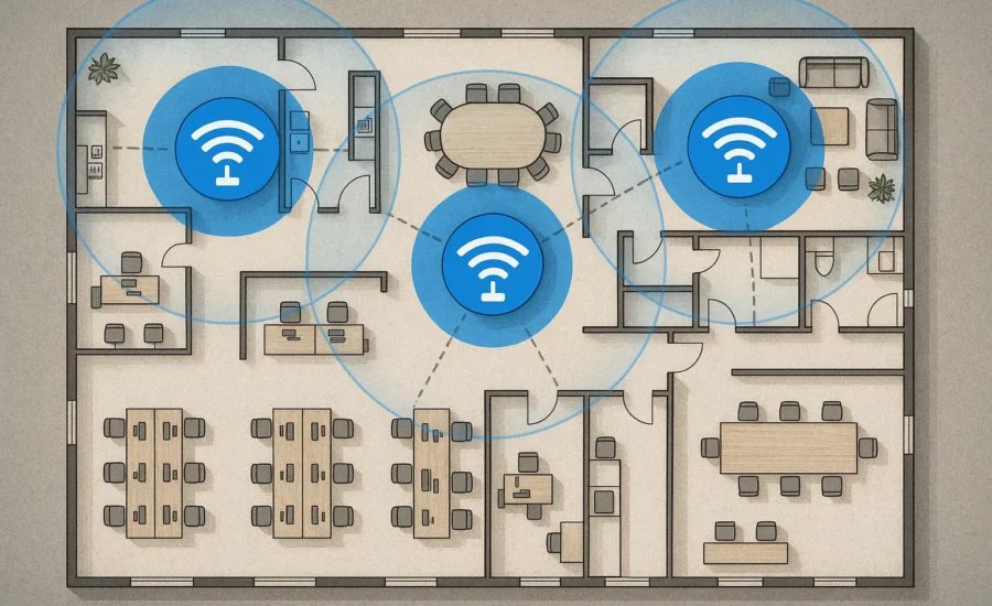 Бесшовный Wi-Fi в офисе