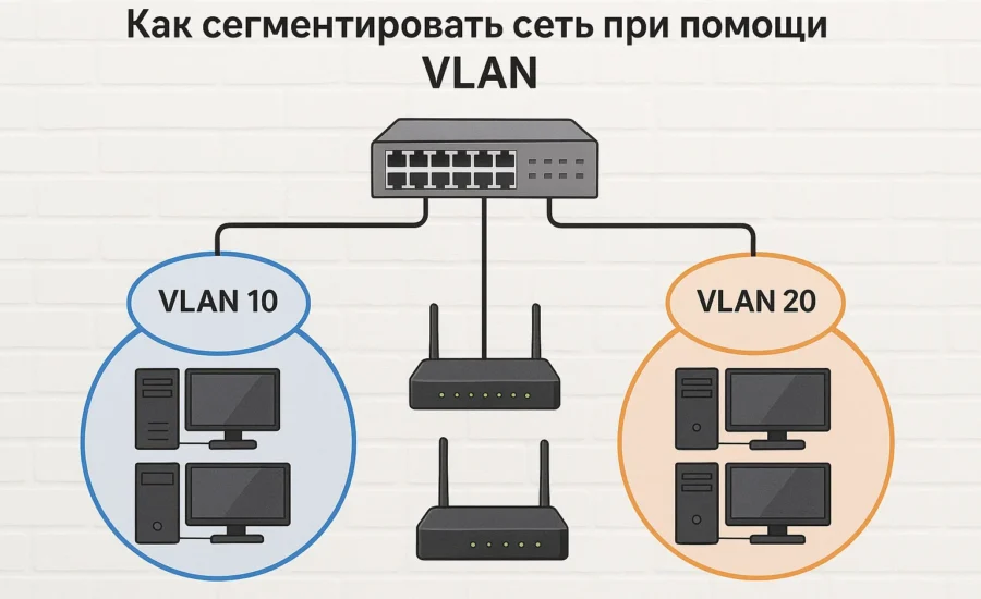 Как сегментировать сеть при помощи VLAN